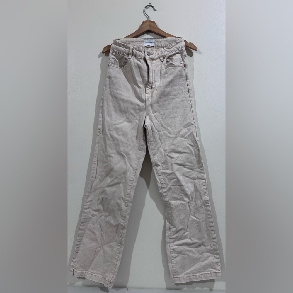 Abrand jeans women’s Elegant Cream Wide Leg Jeans